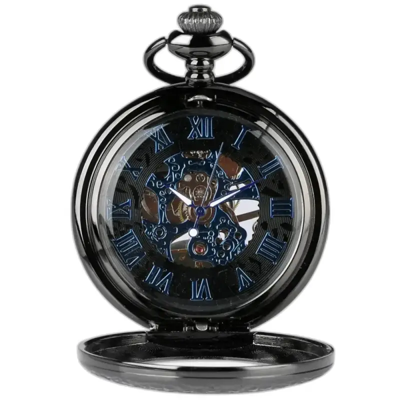 Noirelite mechanisch herenzakhorloge, elegante noirelite mechanische zak