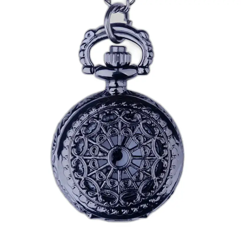 Vintage chic kettinghorloge voor meisjes met een sierlijk metalen zakhorloge
