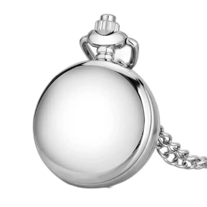 Vintage Marilyne Monroe quartz kettinghorloge met elegante zilveren ketting