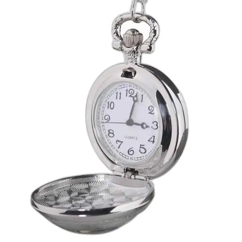 Liefdesboomketting met zilveren hangerhorloge