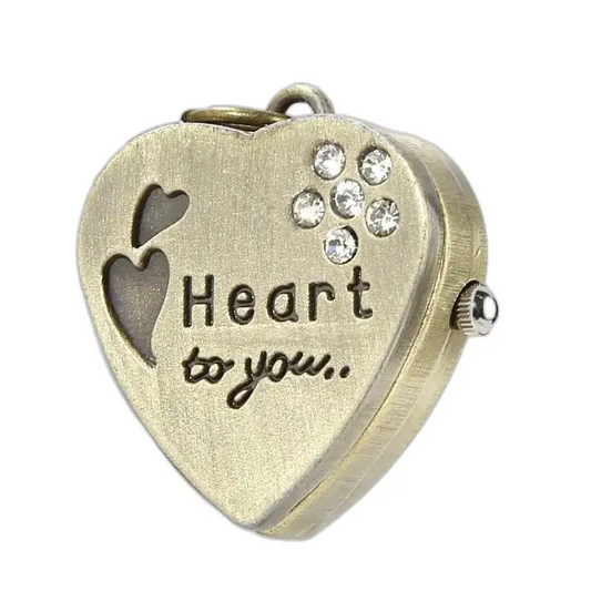 Hartvormige horlogeketting om je liefde te vieren