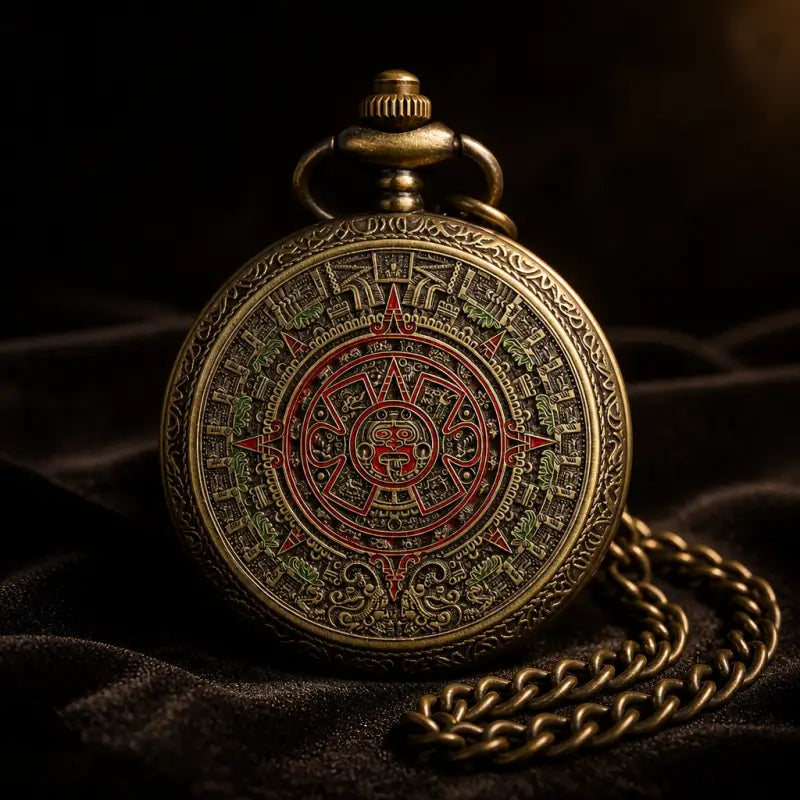 Vintage Mandala quartz ketting zakhorloge - Univers Gousset