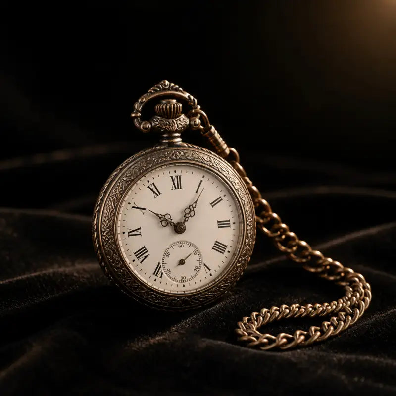 Kwartszakhorloge met bloemenketting voor dames - Univers Gousset