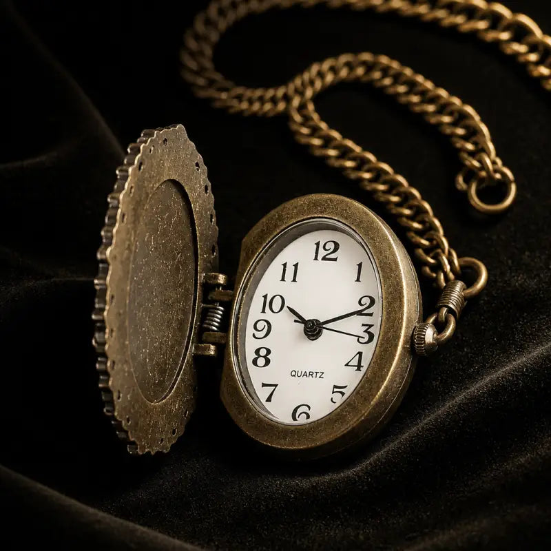 Vintage Elsa hanger ketting zakhorloge - Univers Gousset