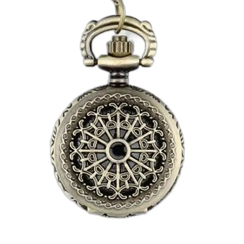 Vintage dames zilveren bronzen horlogeketting