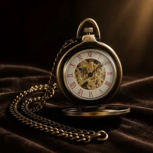 Mechanisch skeletzakhorloge met Romeinse cijfers - Univers Gousset