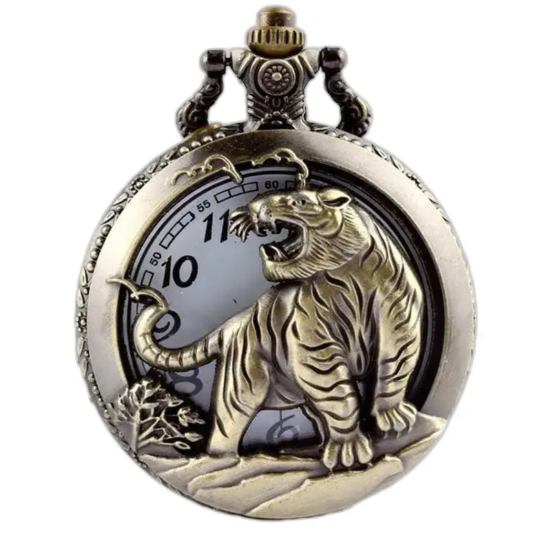 Chinese horoscoop zakhorloge bronzen ketting - konijn
