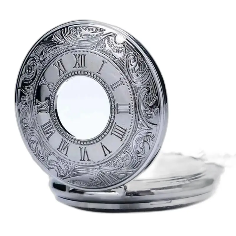 Luxe kwarts kruisje zak zilver