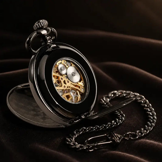 Mechanisch zakhorloge met dubbele flap voor heren - Univers Gousset