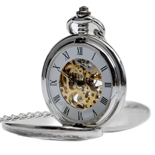 Chique zilveren Demi Hunter-zakhorloge