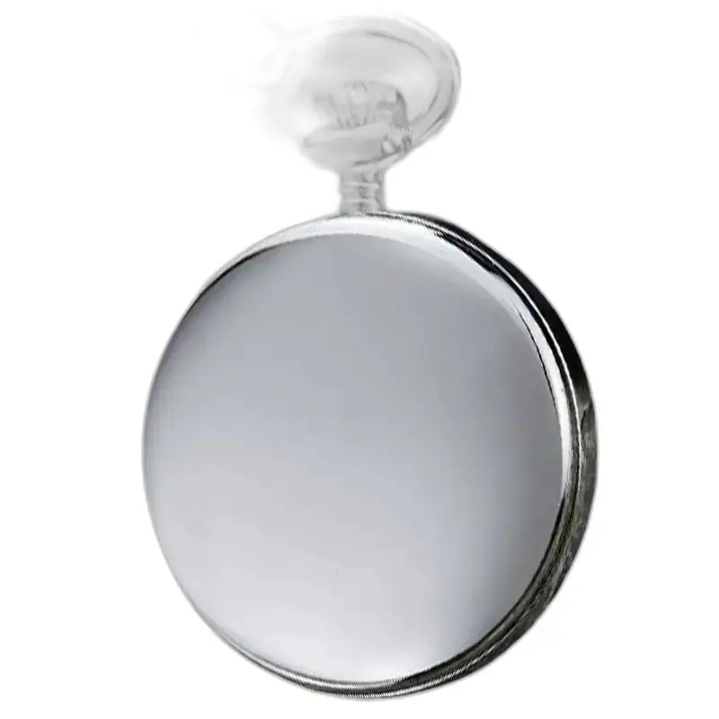 Modern luxe zilveren zakhorloge