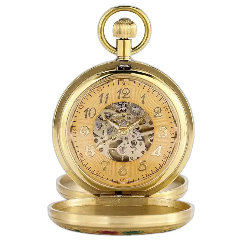 Chique automatisch zakhorloge met dubbele kleppen