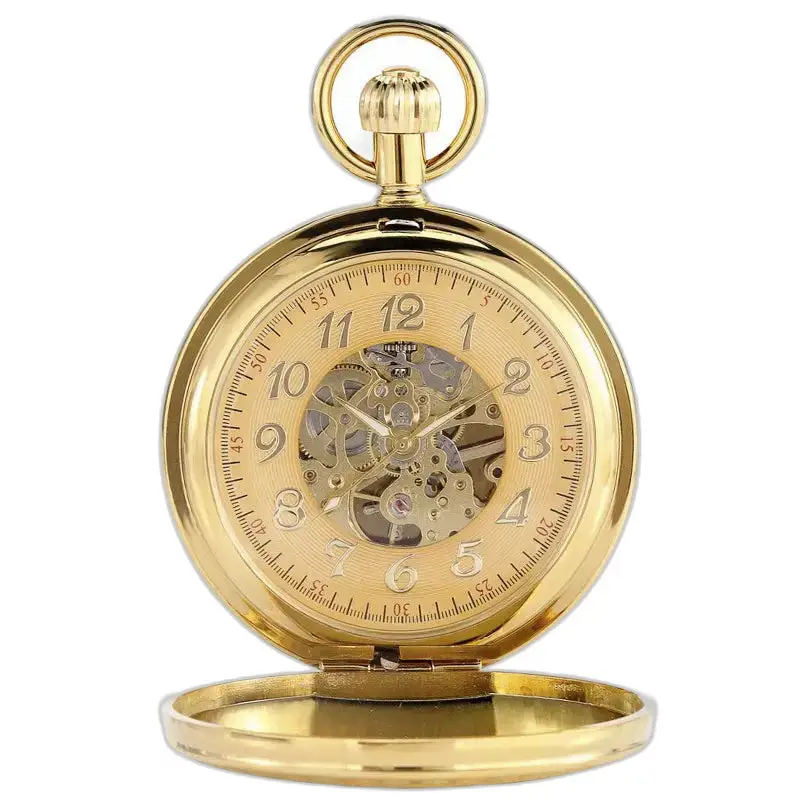 Chique automatisch zakhorloge met dubbele kleppen