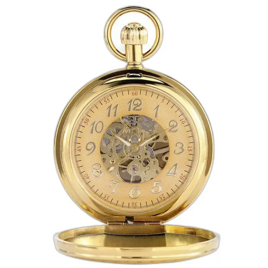 Chique automatisch zakhorloge met dubbele kleppen