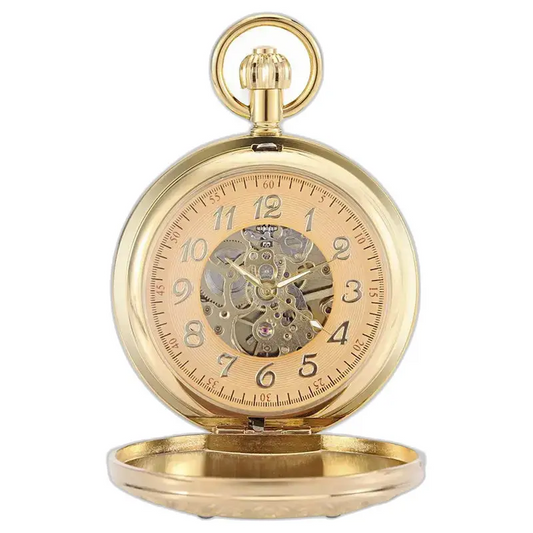 Chique automatisch zakhorloge met dubbele kleppen