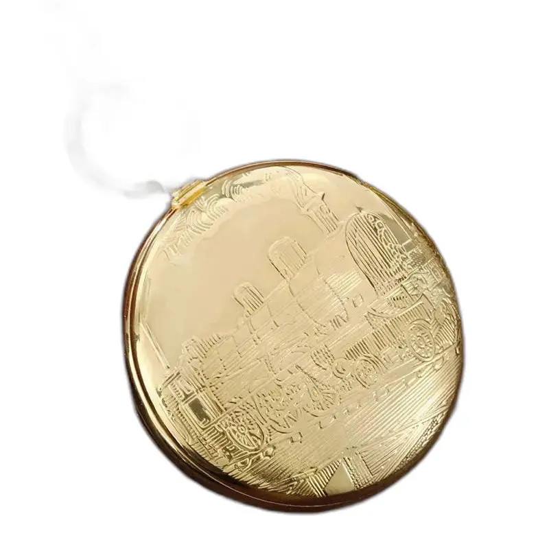 Gouden trein chic automatisch zakhorloge