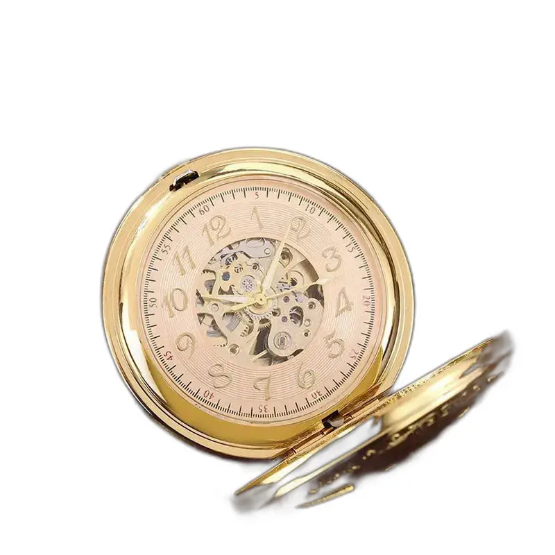 Gouden trein chic automatisch zakhorloge