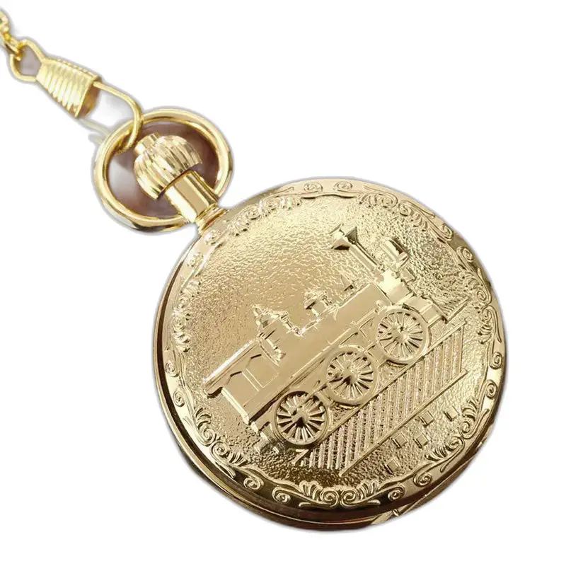 Gouden trein chic automatisch zakhorloge