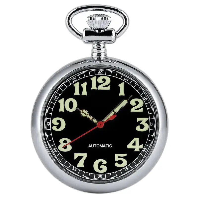 Modern lichtgevend automatisch zakhorloge