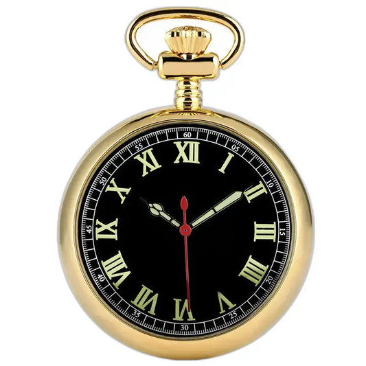 Modern lichtgevend automatisch zakhorloge - goud