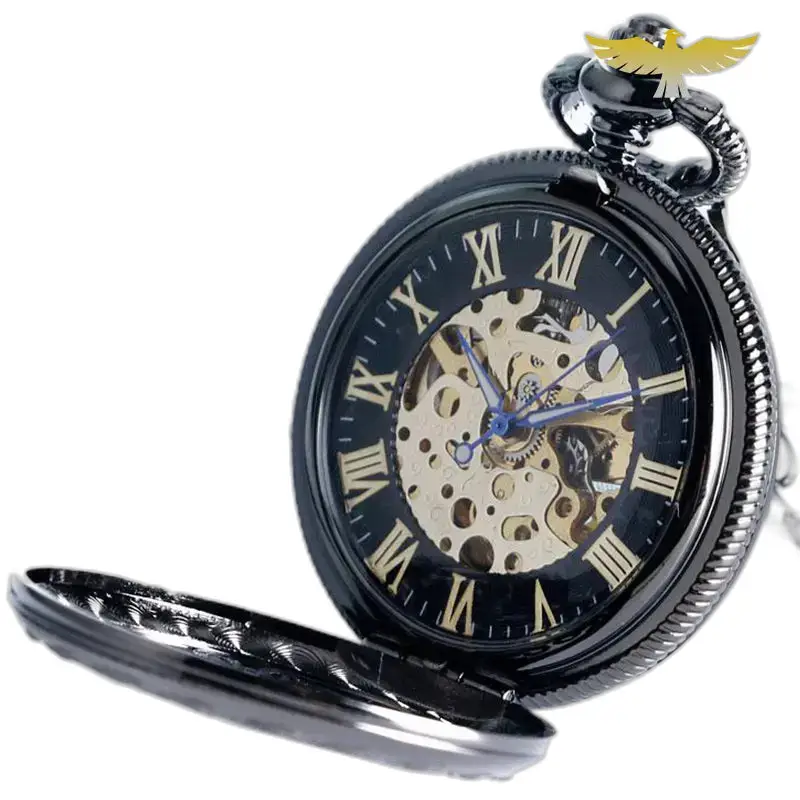 Mystic Hearth automatisch zakhorloge zwart