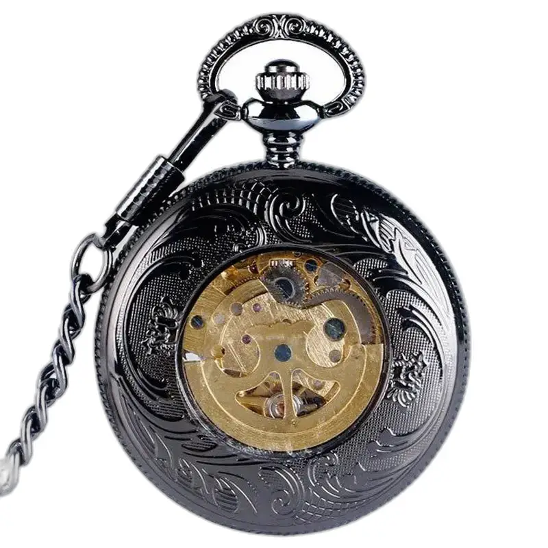 Mystic Hearth automatisch zakhorloge zwart