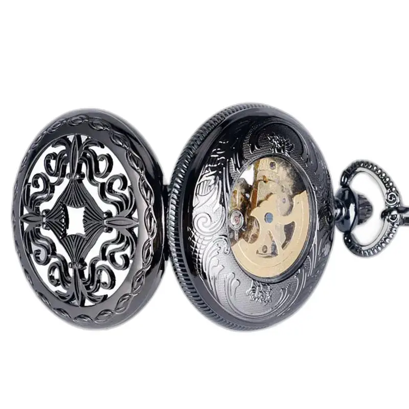 Mystic Hearth automatisch zakhorloge zwart