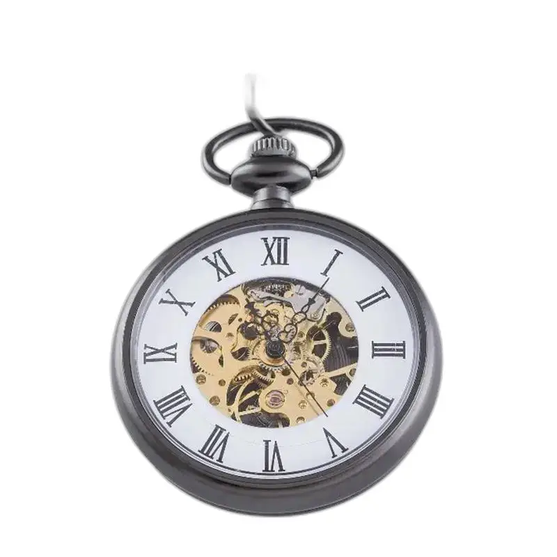 Vintage charme automatisch zakhorloge met open wijzerplaat