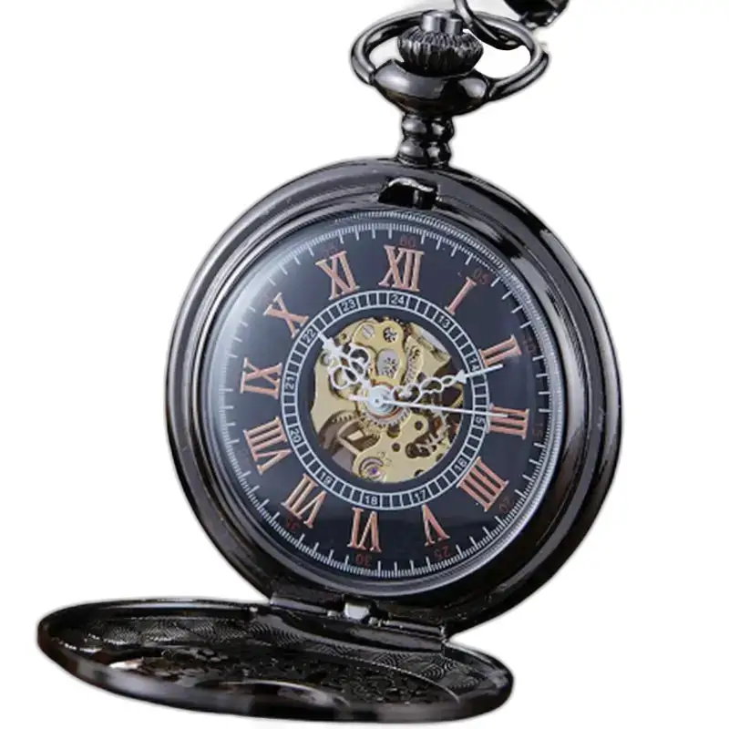 Zwart hol modern steampunk zakhorloge