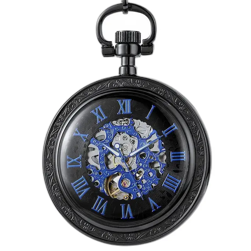Modern luxe zakhorloge met open wijzerplaat - goud