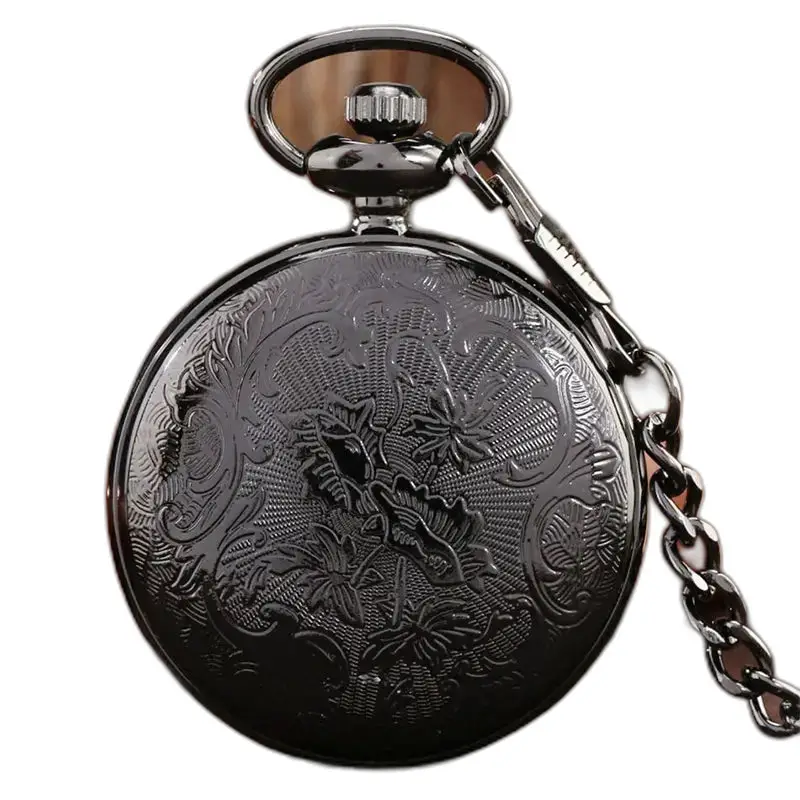 Klassiek zakhorloge met open wijzerplaat voor heren en dames