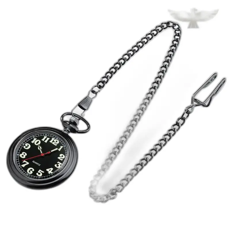 Klassiek zakhorloge met open wijzerplaat voor heren en dames