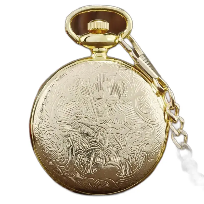 Klassiek zakhorloge met open wijzerplaat voor heren en dames