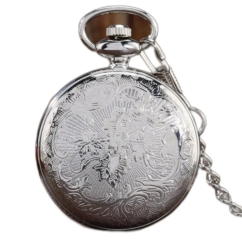 Klassiek zakhorloge met open wijzerplaat voor heren en dames