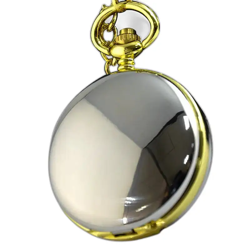 Chique klassiek zakhorloge met dubbele klep - Brons