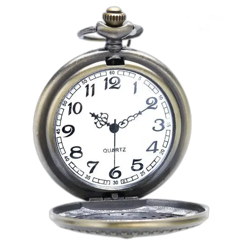 Birdy Vintage bronzen ketting zakhorloge