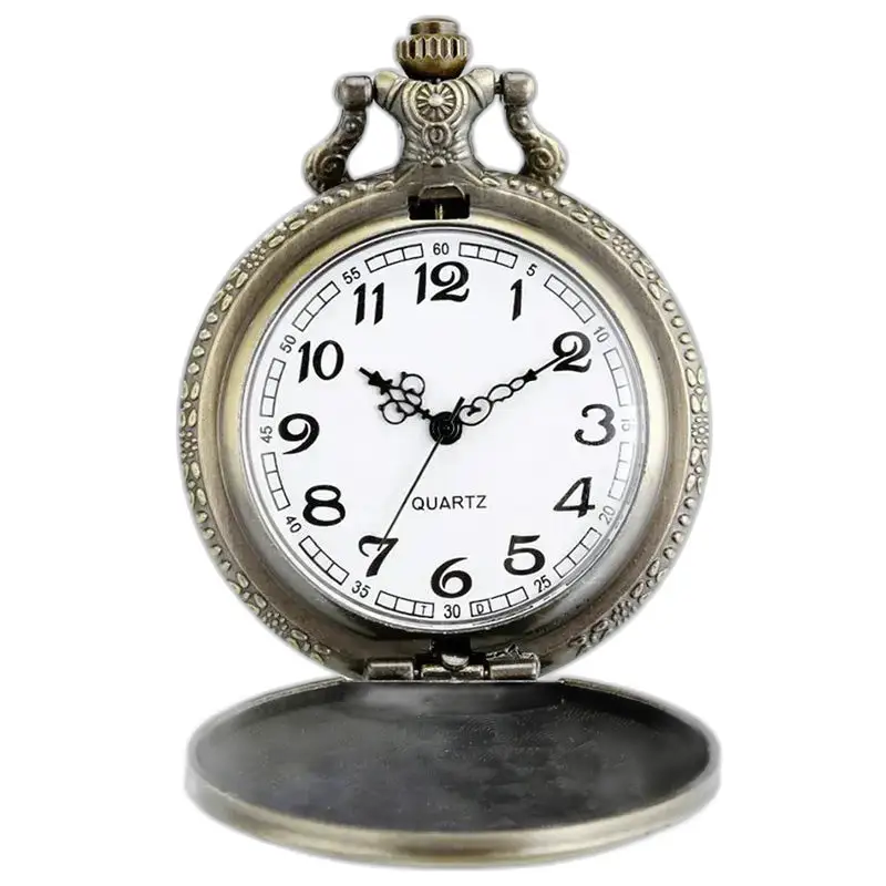 Vintage Eden bronzen ketting zakhorloge