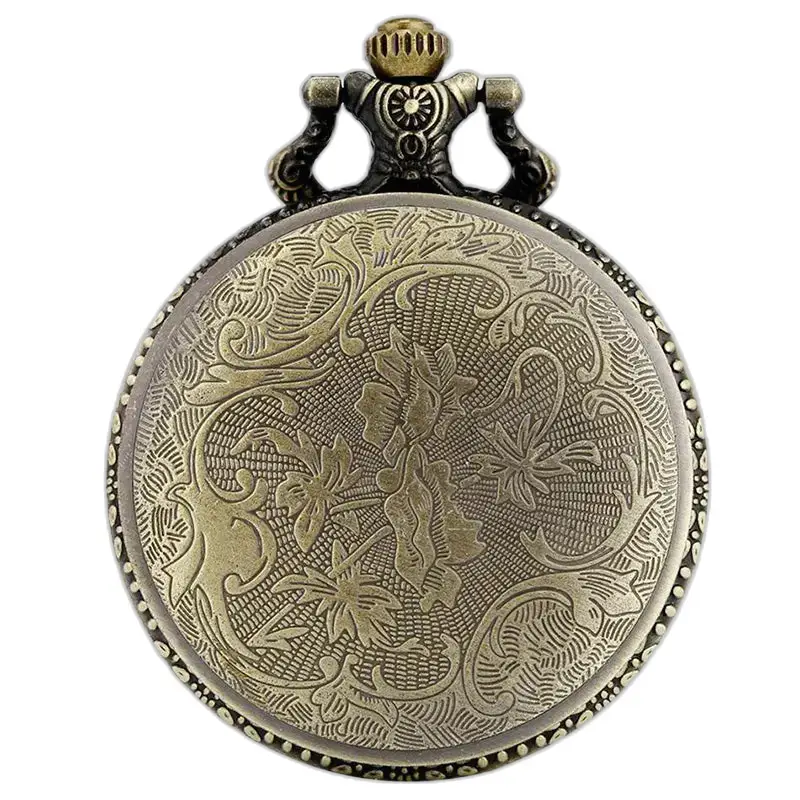 Vintage Eden bronzen ketting zakhorloge