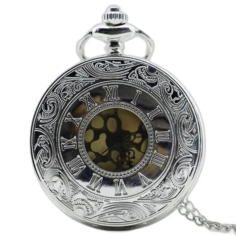 Vintage Half Hunter kettingzakhorloge - Brons