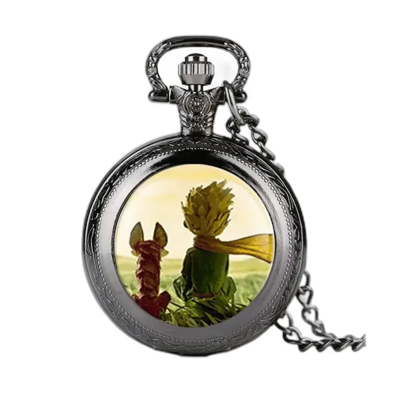 Het zakhorloge met ketting van de kleine prins - zilver