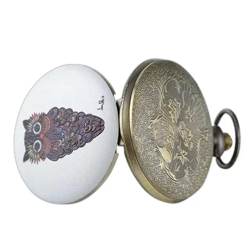 Schattig uil kettingzakhorloge