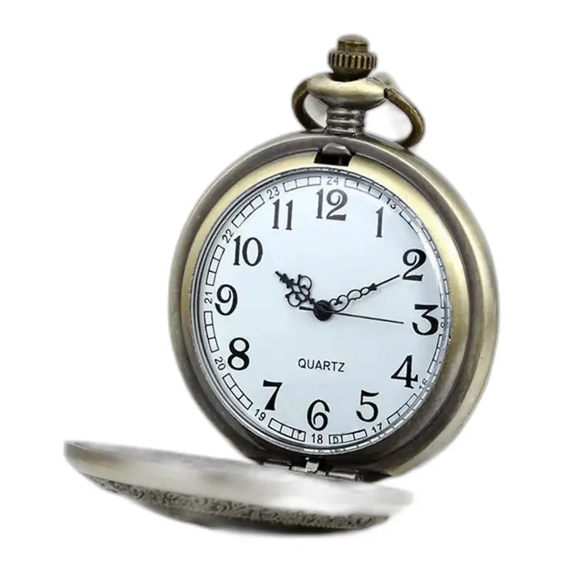Mijn Chinese wereld vintage bronzen kettingzakhorloge