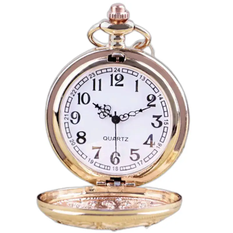 Elegant zakhorloge met blauwe stenen ketting