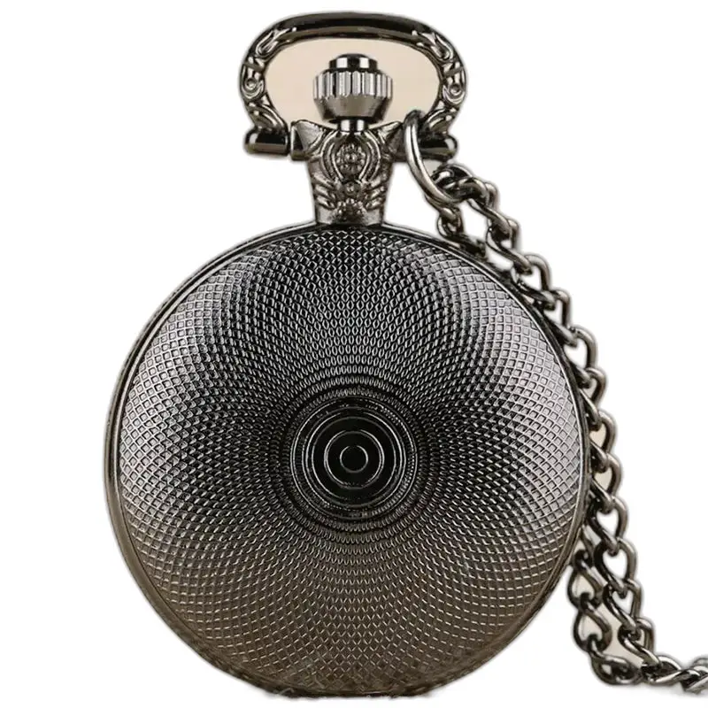 Eendelig zakhorloge met fantasiekwartsketting