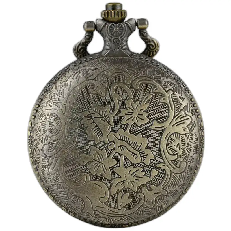 Bronzen fancy stijl kettingzakhorloge