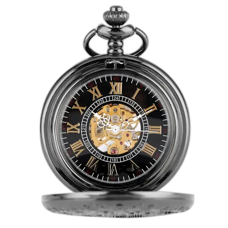 Dark Machine Illusion-zakhorloge met een stijlvol machine-illusie-ontwerp