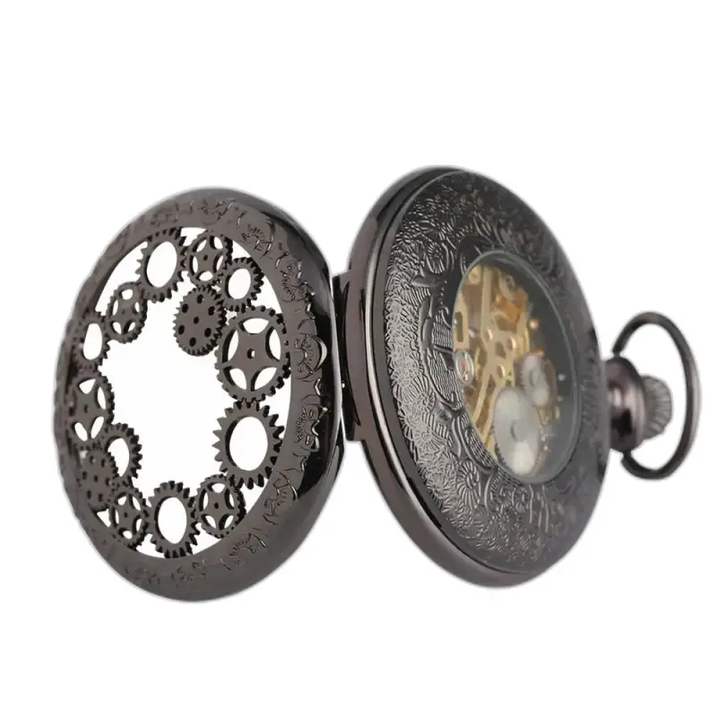 Dark Machine Illusion zakhorloge met zichtbaar mechanisme en elegant ontwerp