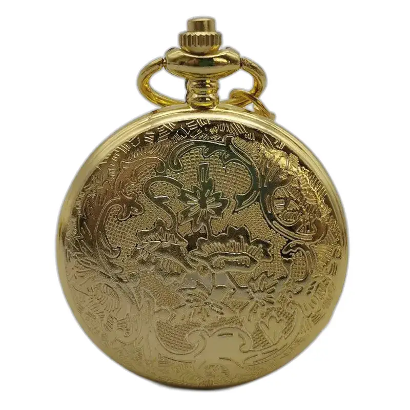 Demi Chasseur Chic herenzakhorloge met prachtige sierlijke gouden wijzerplaat