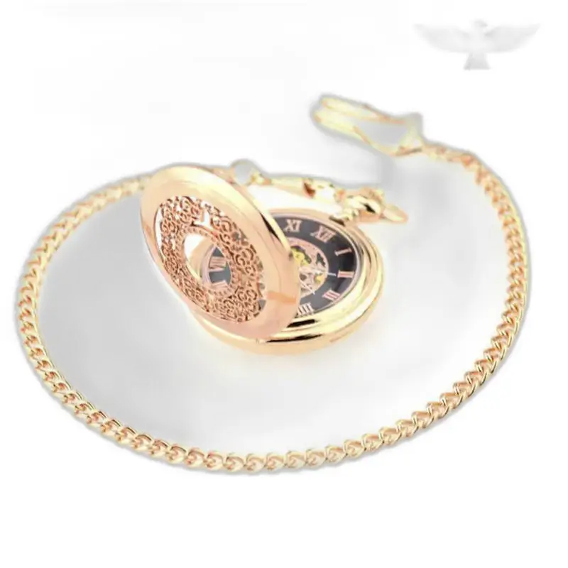 Demi Chasseur Roségouden zakhorloge met elegant mechanisch uurwerk