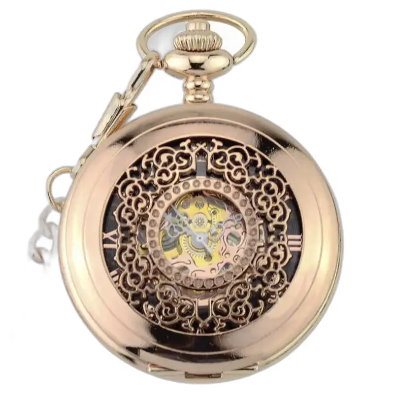 Demi Chasseur Roségouden zakhorloge met elegant mechanisch uurwerk